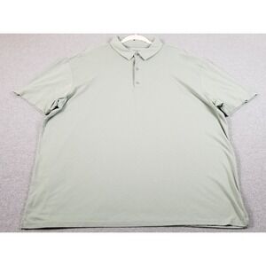 Fresh Clean Threads Polo Shirt Mens 3XL XXXL Green Short Sleeve Casual Stretch